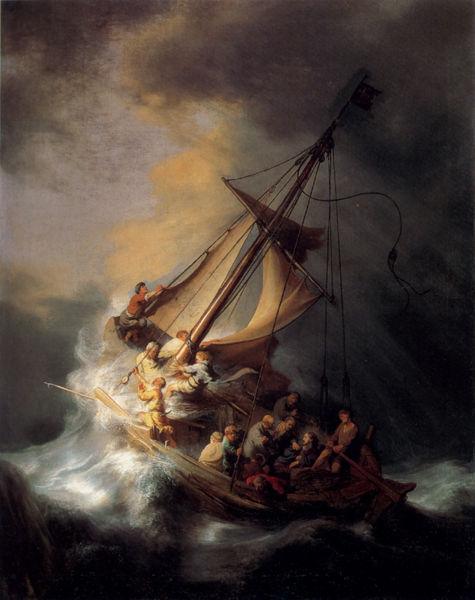  Christ in the Storm on the Lake of Galilee,